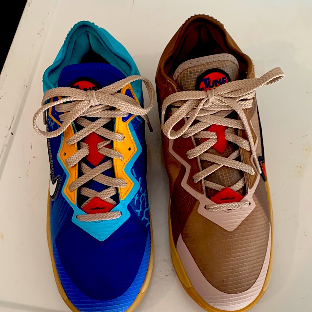 Space Jam New legacy LEBRON XVIII LOW. Wiley coyote and road runner.